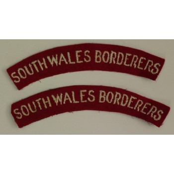 Titres d'épaules South Wales Borderers (La paire)