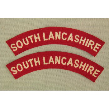 Titres d'épaule South Lancashire (La paire)