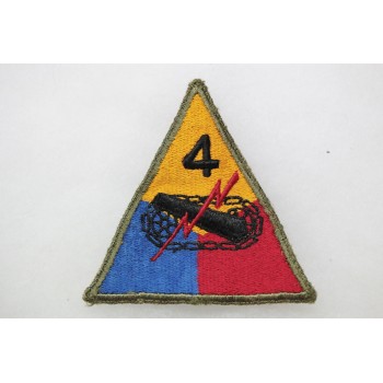4th ARMORED DIVISION GREEN BACK 1943