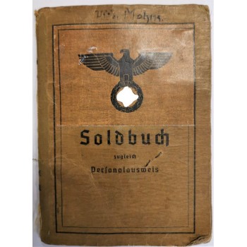 SOLDBUCH HEER INFANTERIE WEHRMACHT 1939-1945