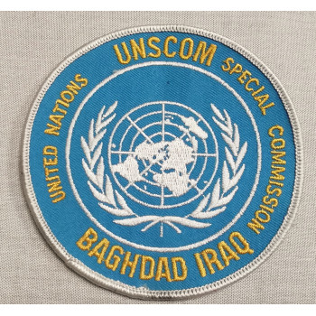 INSIGNE TISSU UNSCOM BAGHDAD IRAQ