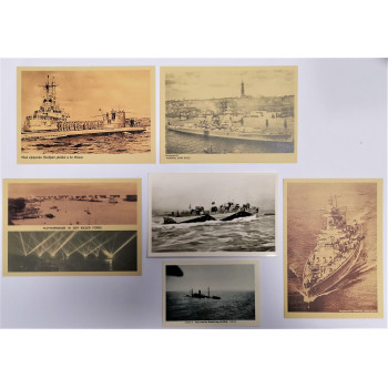 LOT DE CARTES POSTALES ET PHOTOS KRIEGSMARINE U-BOOT U-47 GÜNTHER PRIEN 1939-1945