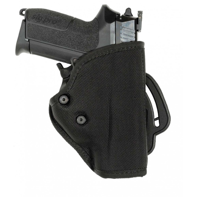 Holsters de ceinture : Étui de pistolet universel pour ceinture tactique ou  MOLLE - Noir 