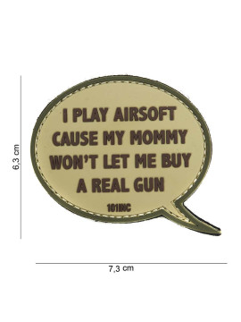 PATCH 3D PVC I PLAY AIRSOFT