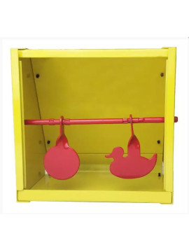 CIBLE METAL CARRÉ 2 GONGS...