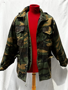 VESTE WOODLAND US ARMY AVEC...
