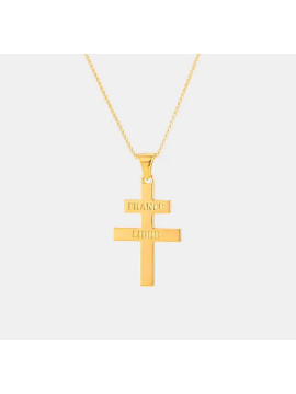 COLLIER CROIX DE LORRAINE...
