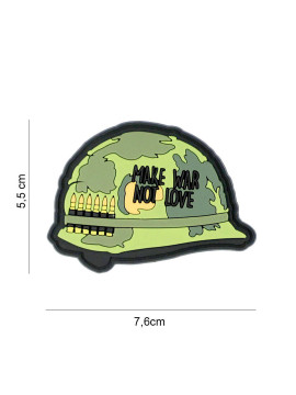 PATCH 3D PVC MAKE WAR NOT LOVE